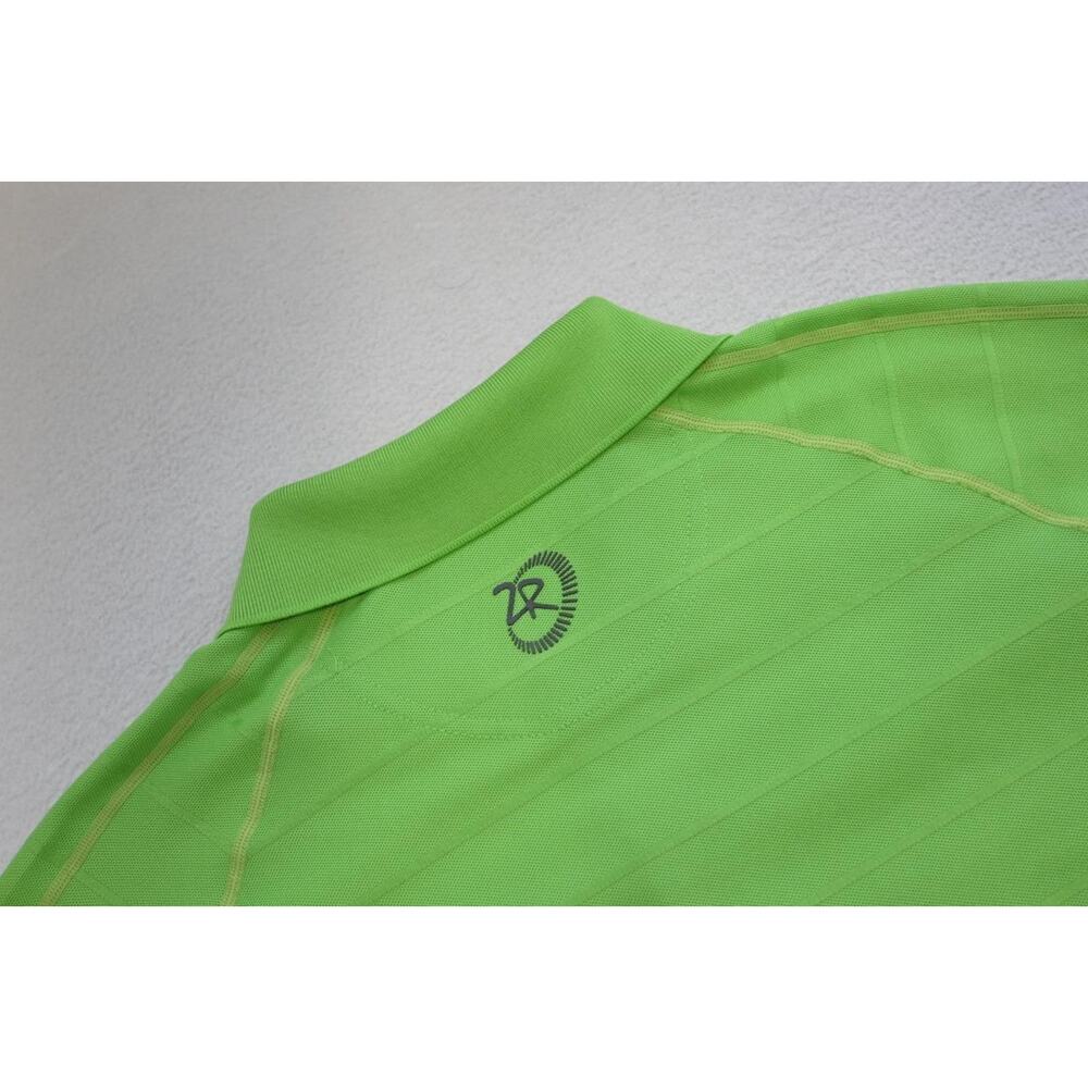 Zero‎ Restriction Golf Polo Athletic Short Sleeve Dry Fitting Stretch Mens Large